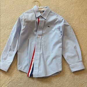 Vineyard Vines Kids Light Blue Button Down Shirt
